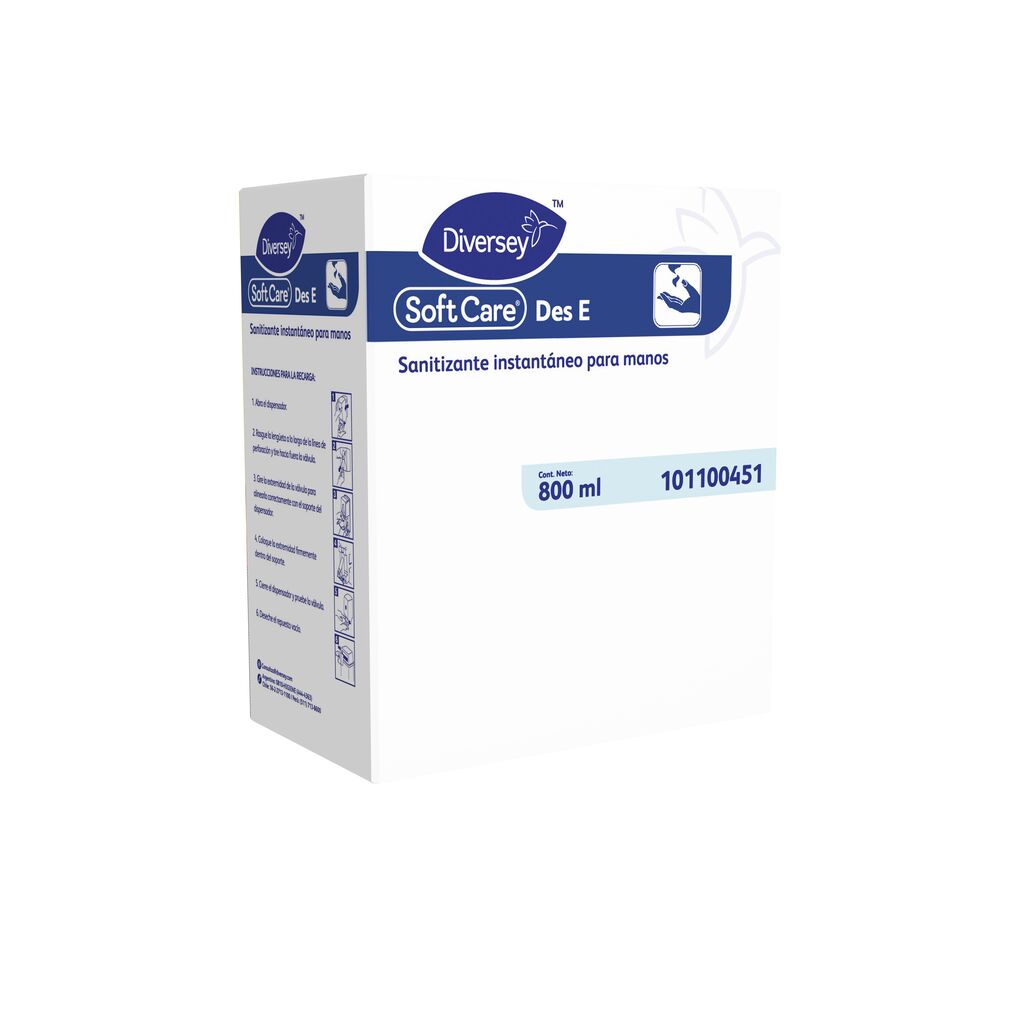 SOFTCARE DES-E 6x800ml - GEL DESINFECTANTE PARA MANOS BASE ALCOHOL